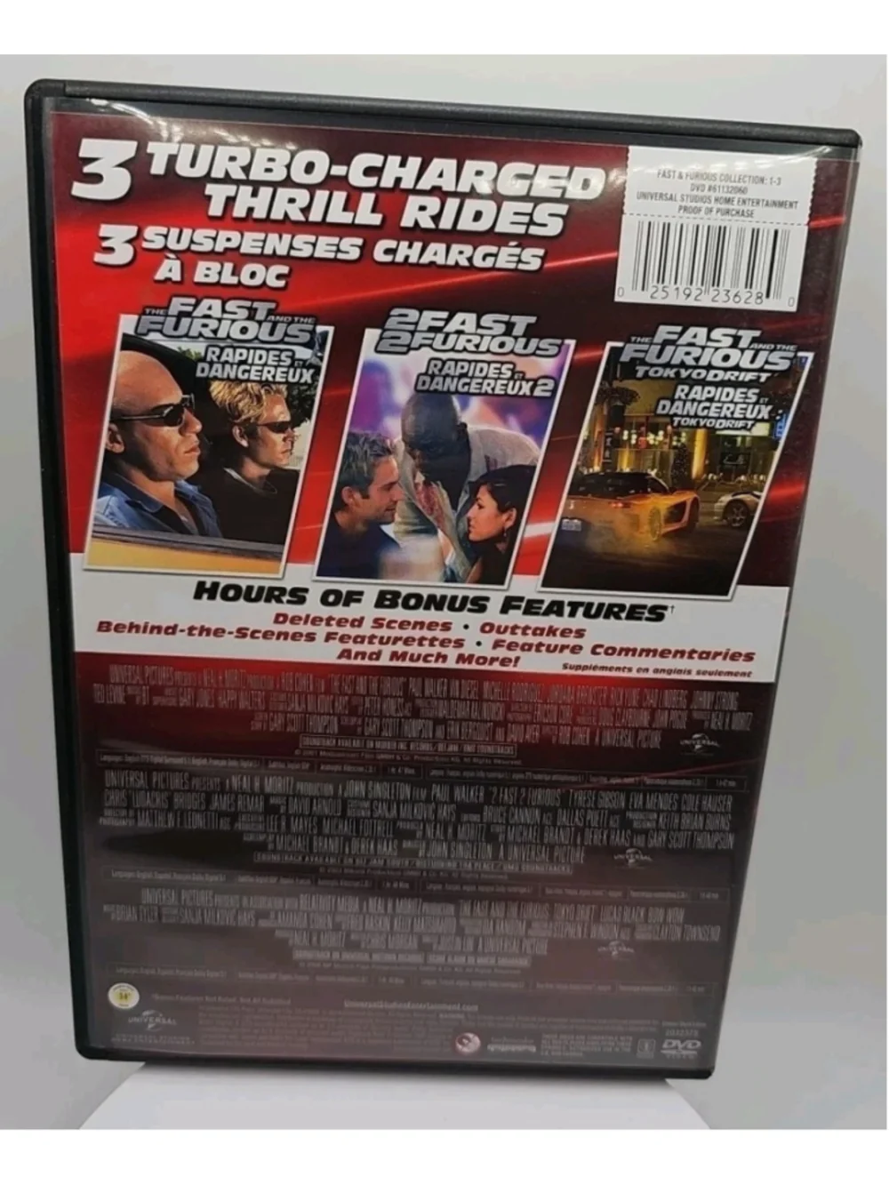 Fast & Furious 6-Movie Collection (DVD, 6 Discs, Region 1) With Slipcover - Picture 7 of 13